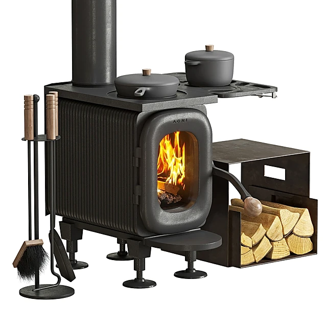 Wood burning stove Agni by Agni