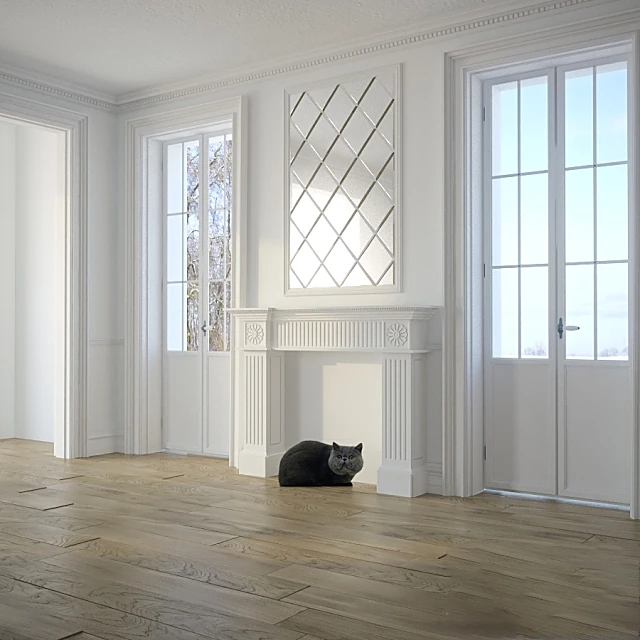 Decorative plaster / Fireplace 1