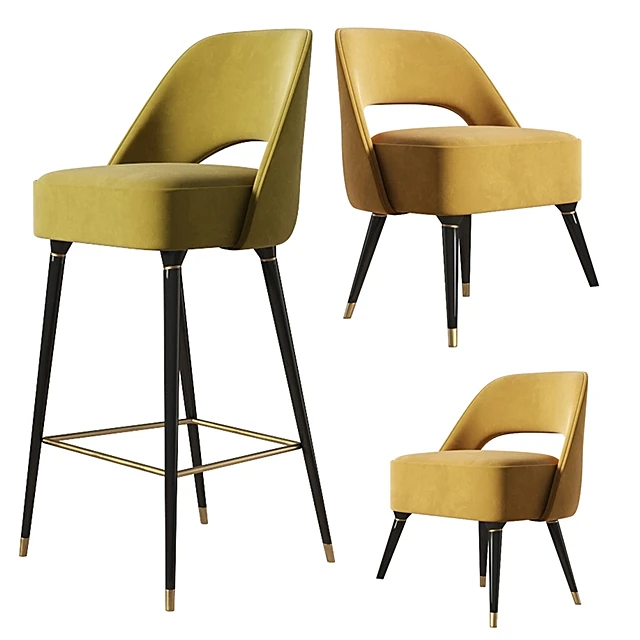 Chair and Barstool Set Collins by Essential Home