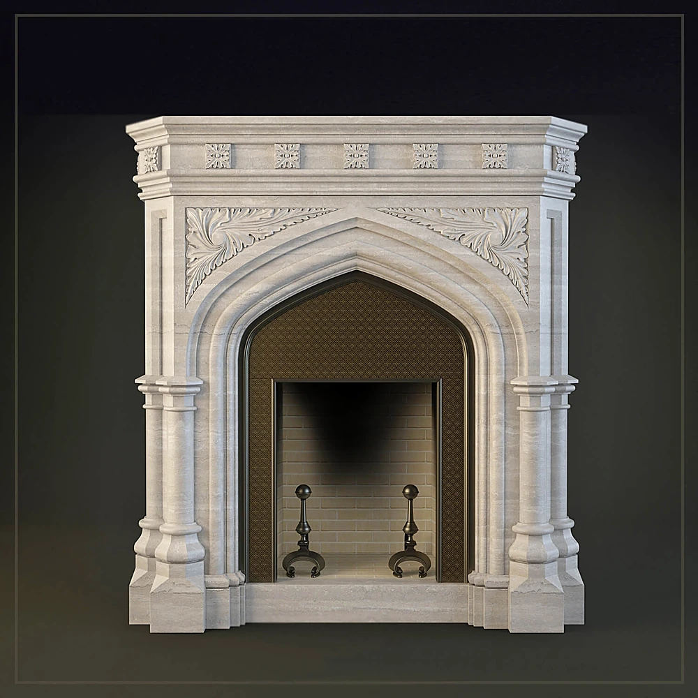Fireplace by Fireplace workshop Fireplaces of St. Petersburg
