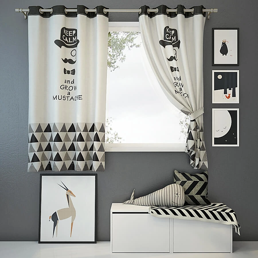 Curtain / Decorative set 1