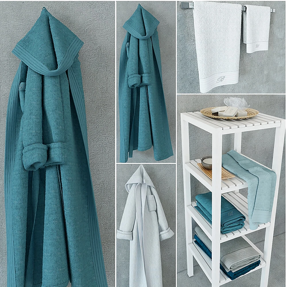 Bathrobe and Towel Set Home Collection by Blumarine