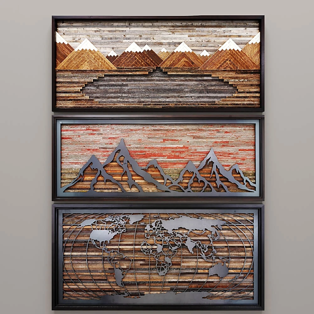 Wall Art Fiery Sunset Mountain by Carpenter Craig