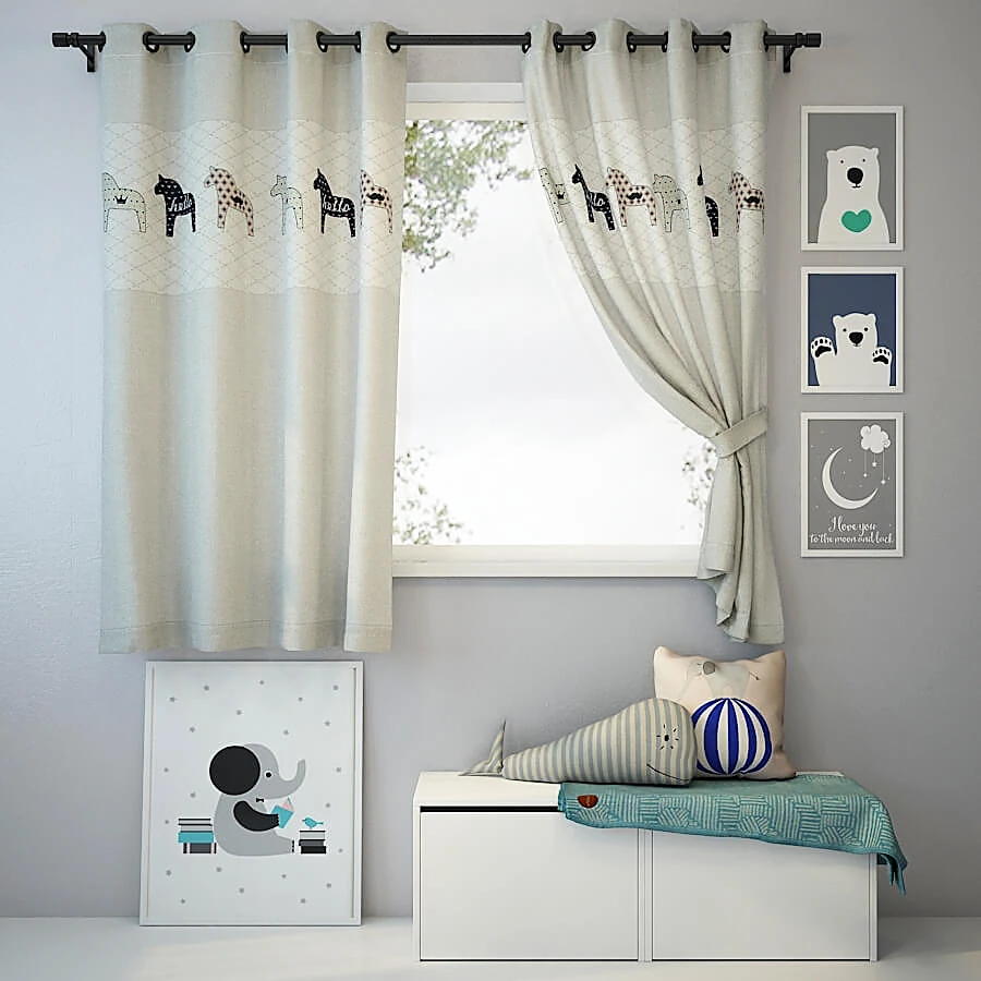 Curtain / Decorative set 1