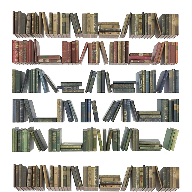 Collection of Books with Vintage Bindings
