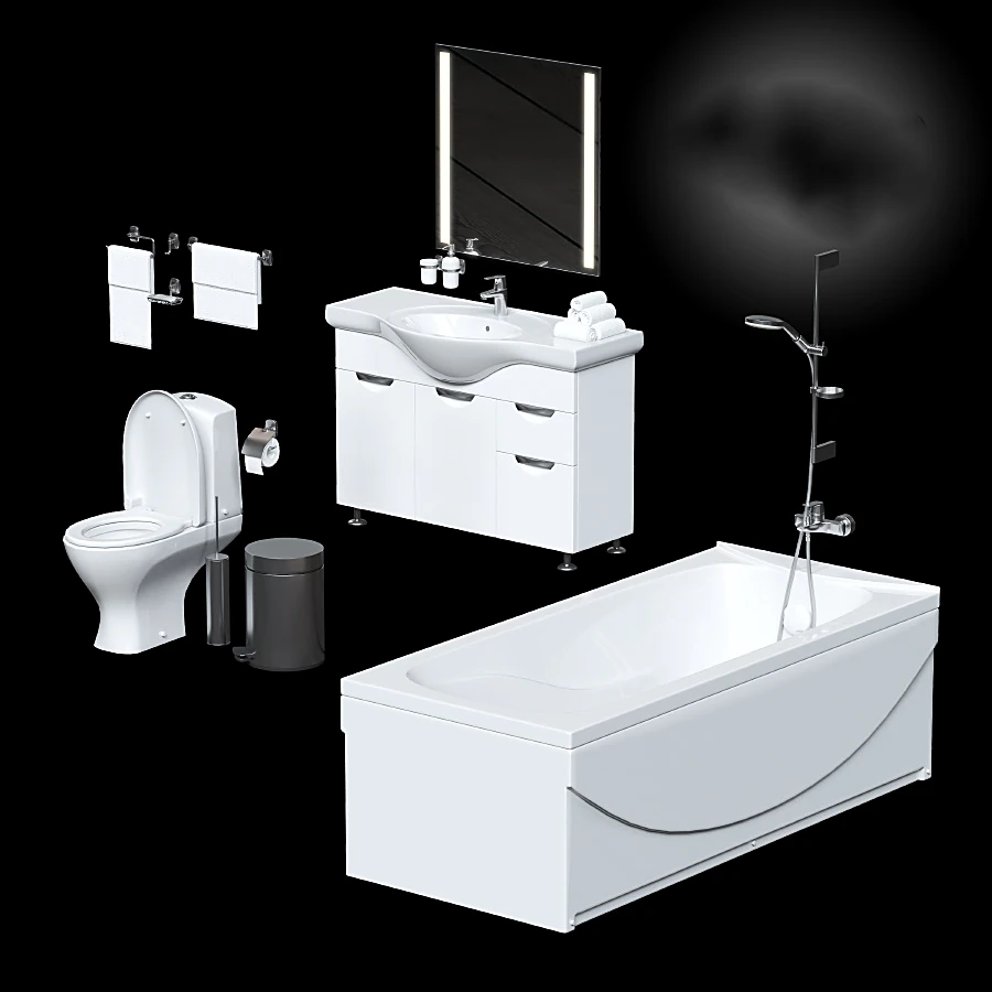 Toilet and Bidet / Bathtub / Bathroom accessories 1