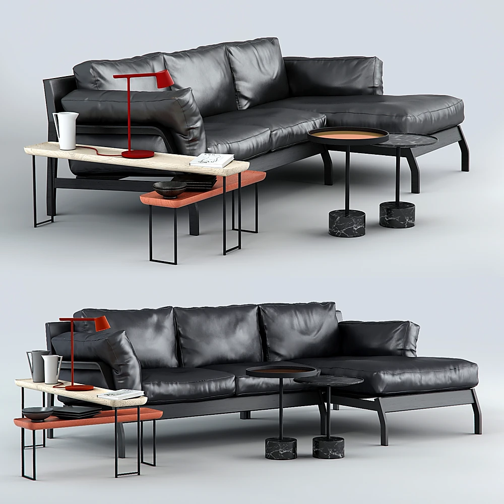 Chaiselong Sofa Eloro 285 by Cassina