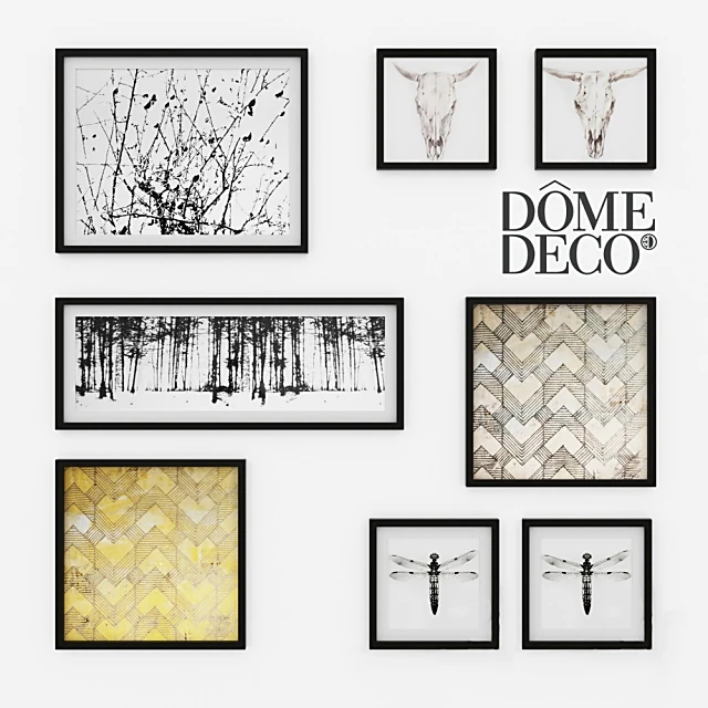 Wall Art Set Dome deco by DÔME DECO