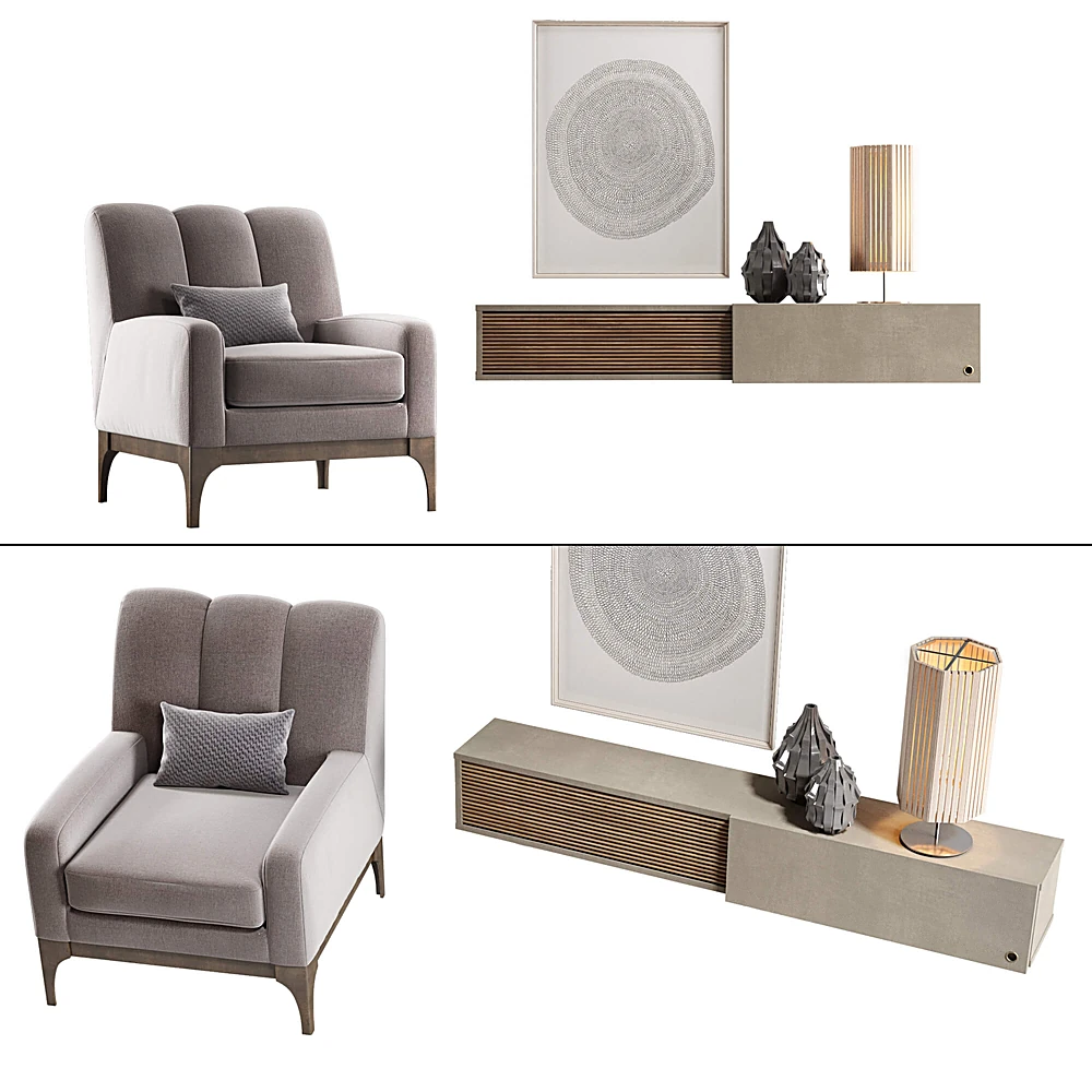 Set Armchair & Modular System by Caroti