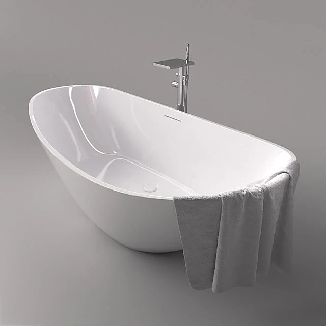 Freestanding Bathtub Granada by Riho
