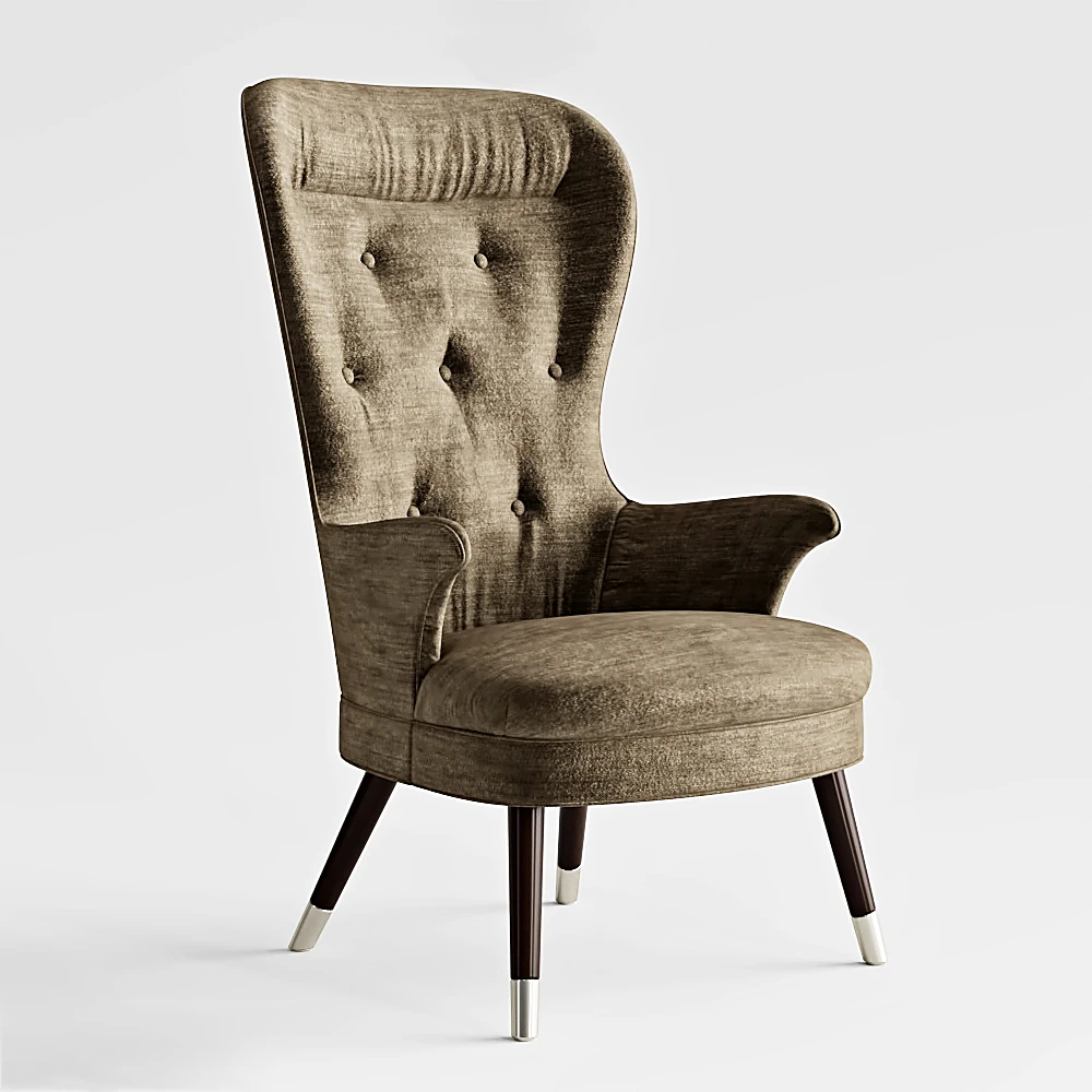 Armchair High Powered Met by Caracole
