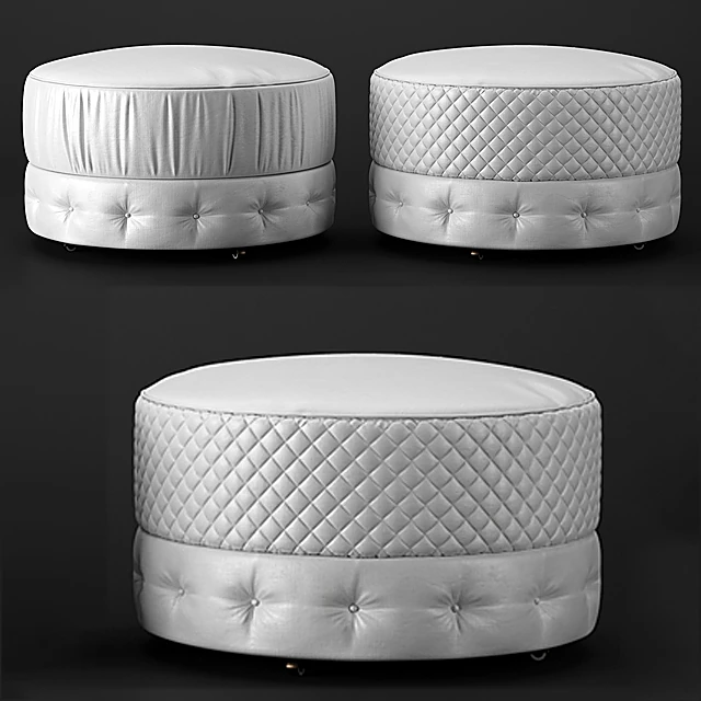 Round Pouf Manhattan by Estetica
