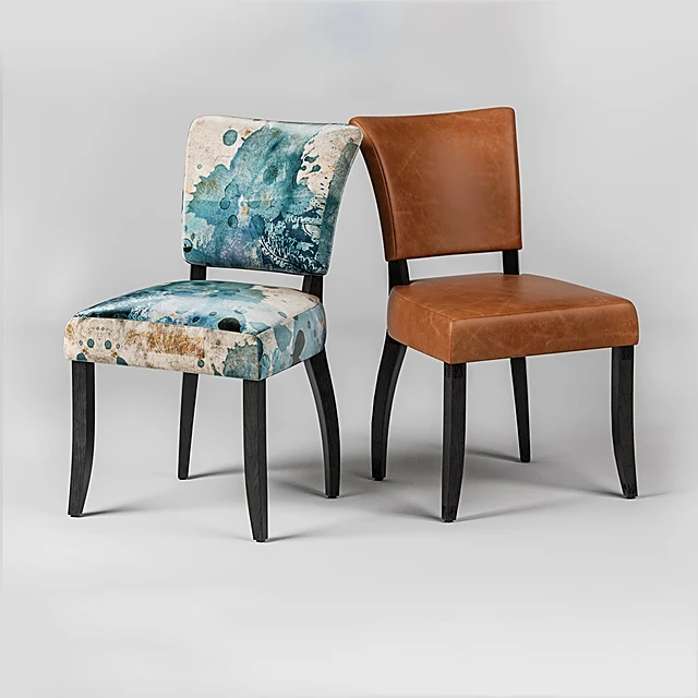 Dining Chair Set with Varied Upholstery