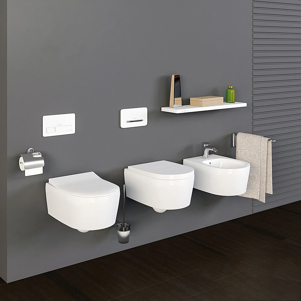 Toilet and Bidet Set Avento by Villeroy & Boch