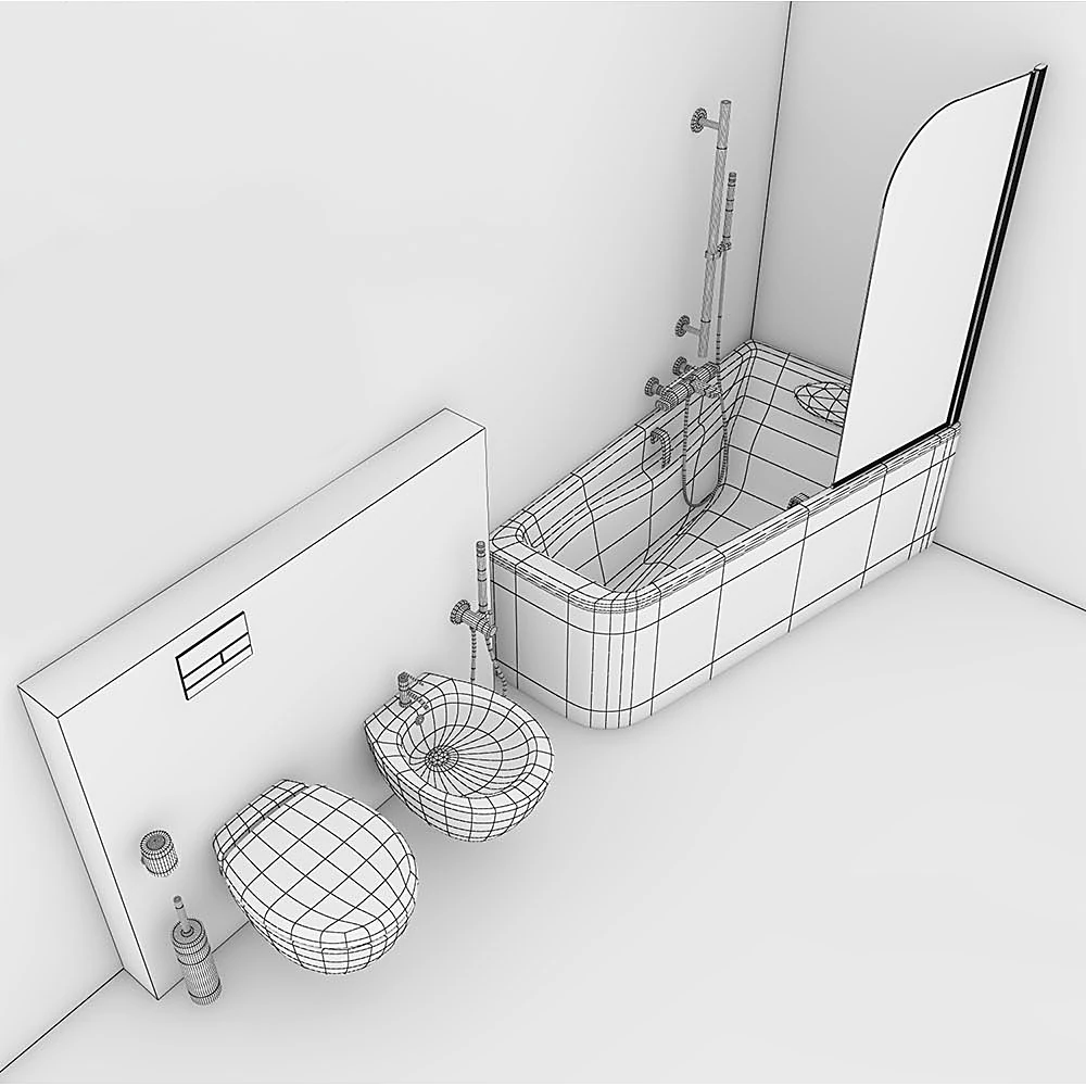 Bathroom Set Odeon Up, Presquile by Jacob Delafon (3)