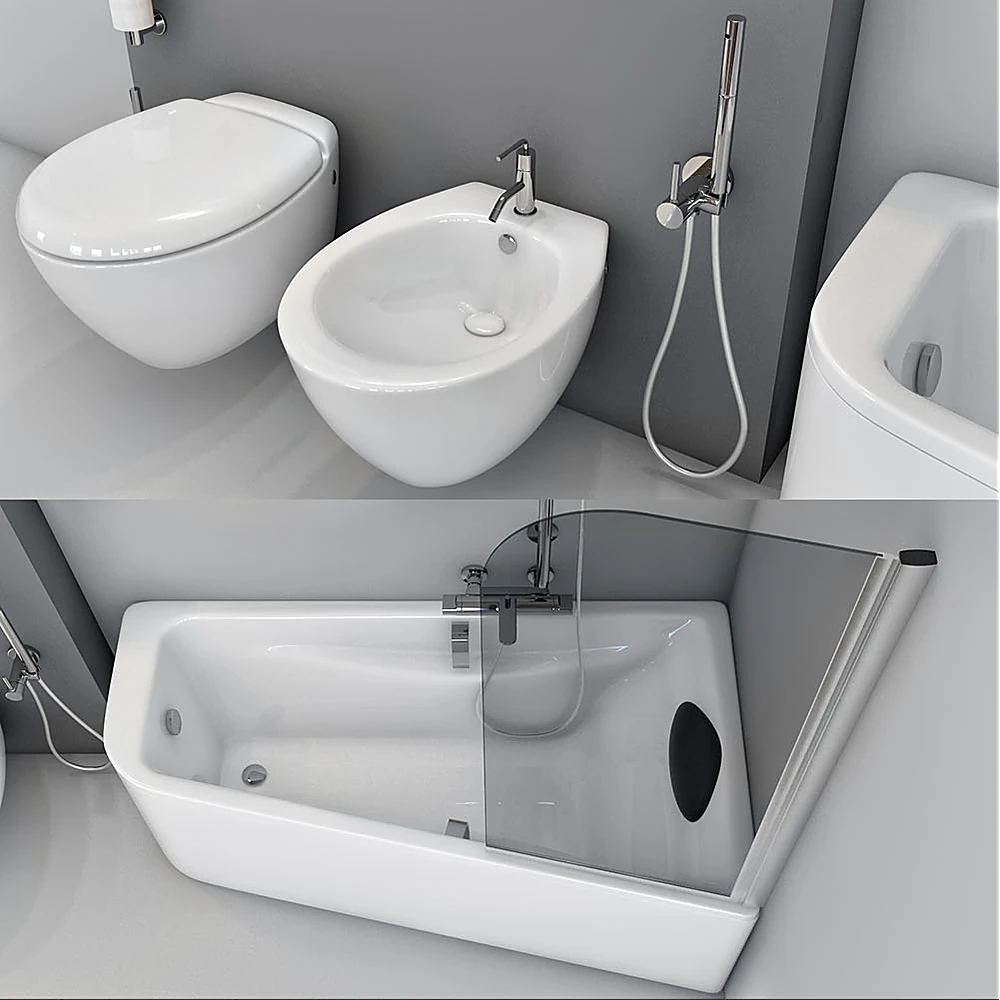 Bathroom Set Odeon Up, Presquile by Jacob Delafon (4)