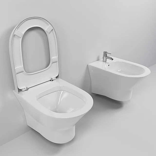 Suspended Toilet and Bidet Nexo by Roca