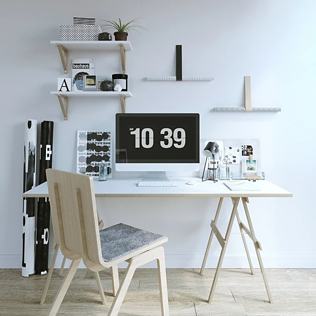 Table + Chair / Decorative set 1