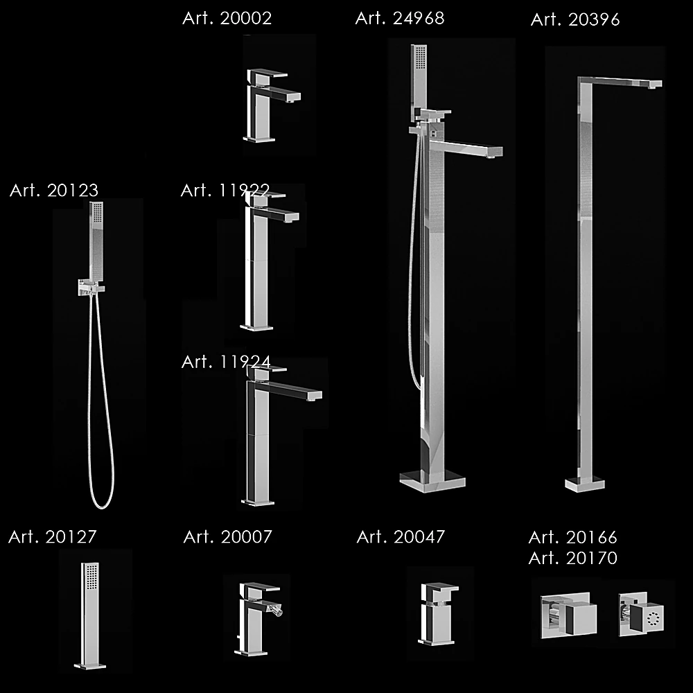Bathroom Faucet Rettangolo 2 by Gessi