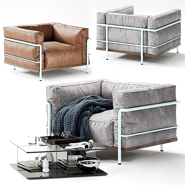 Armchair LC3 Exemplaire Personnal by Cassina