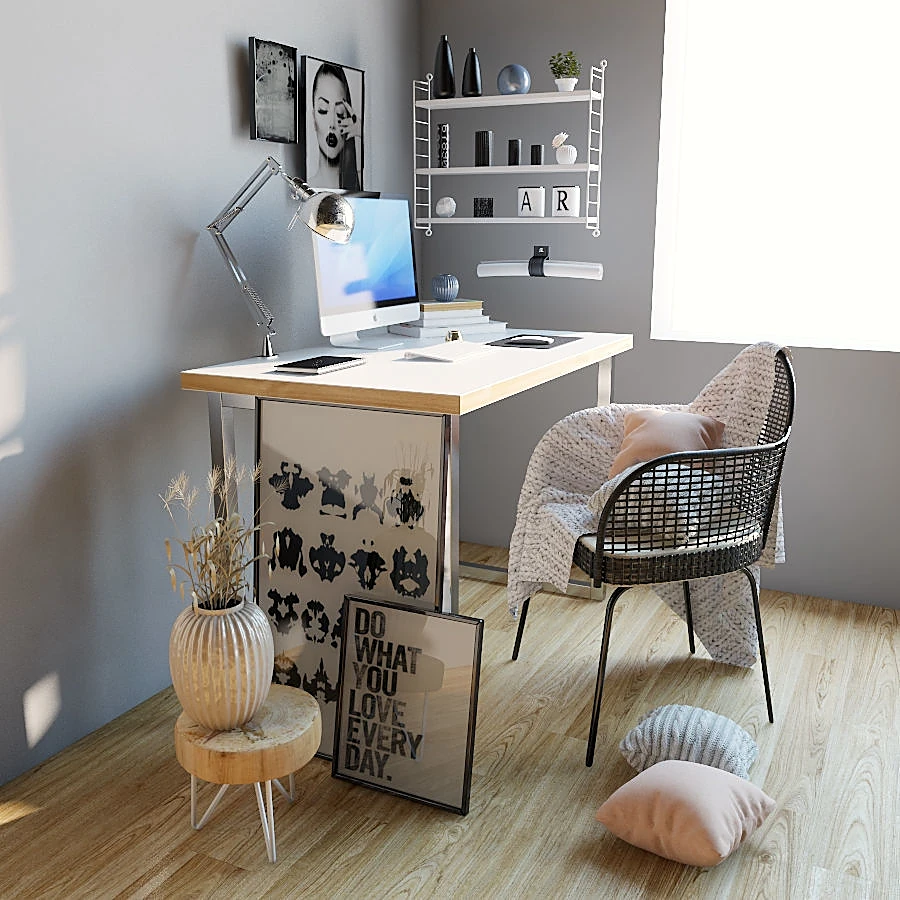 Table + Chair / Decorative set 1