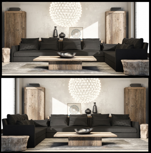 Sofas / Tables / Decorative set 1