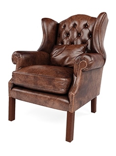 Belgian Club armchair with Nailheads - download 3d model | ZeelProject.com