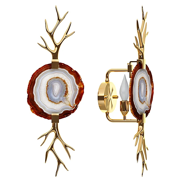 Wall light Bra branch Agate by Emporium Home