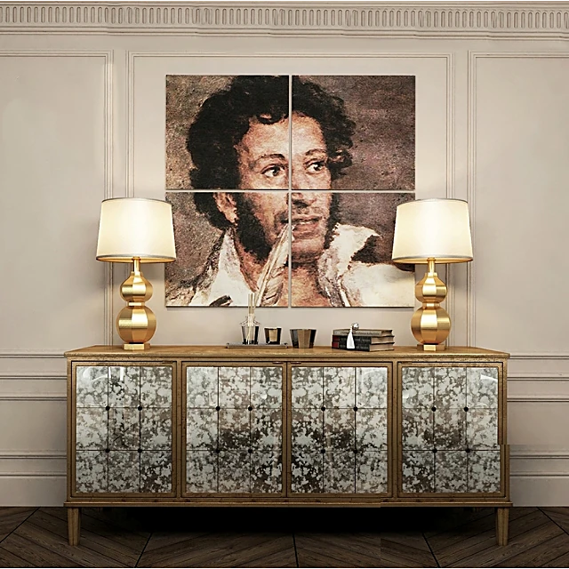 Sideboard & Chest of Drawer / Table lamp 1