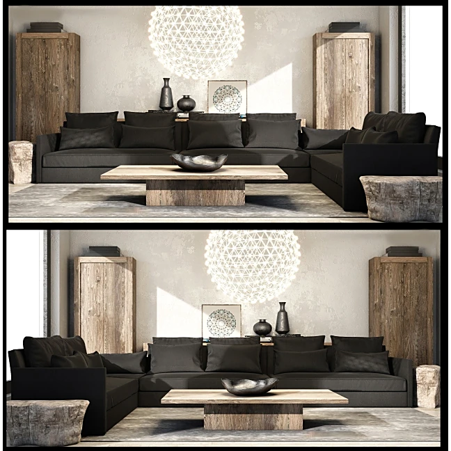 Sofas / Tables / Decorative set 1