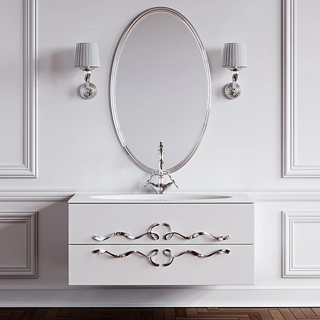Sideboard & Chest of Drawer / Mirror / Wall light 1