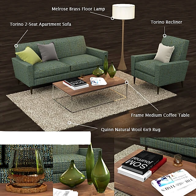 Apartment Sofa Torino by Crate and Barrel
