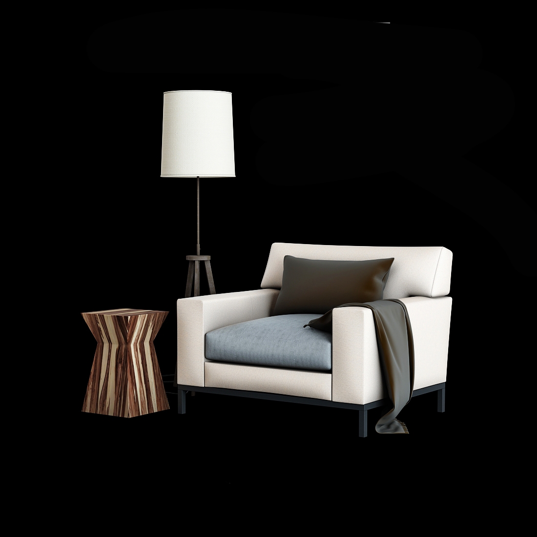 Tables / Armchairs / Floor lamp 1