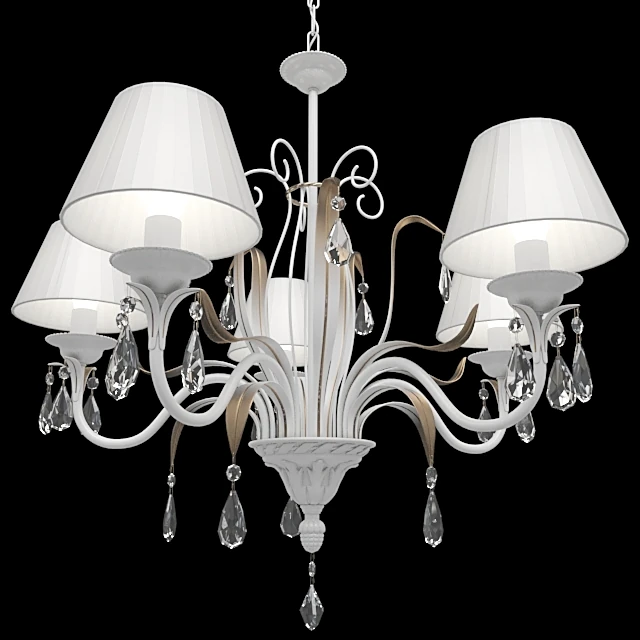 Classic White Crystal Chandelier