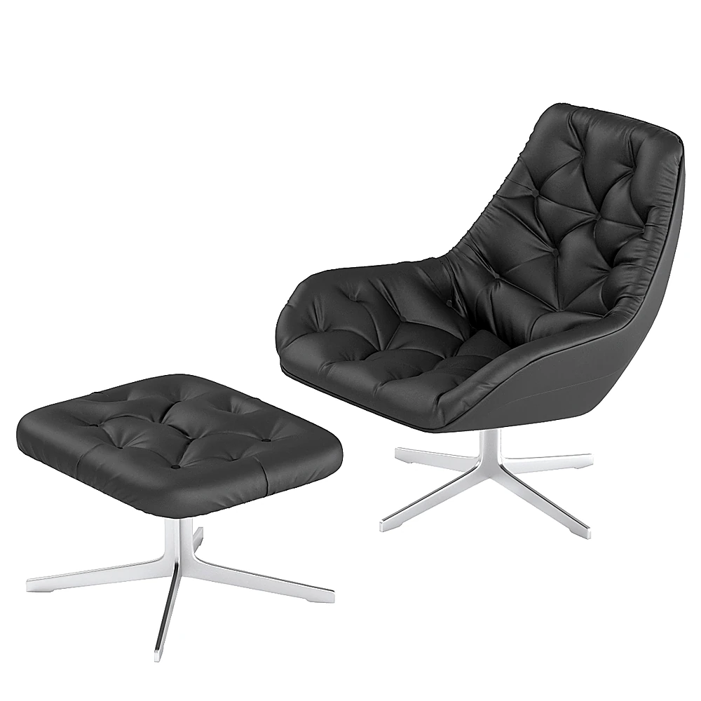 Armchair with Ottoman DS 144 by De Sede