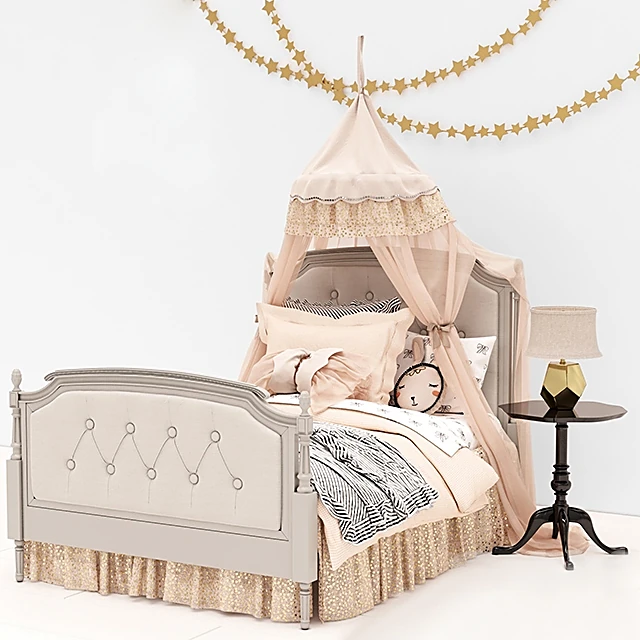 Canopy Bed Blythe Tufted by Pottery Barn Kids