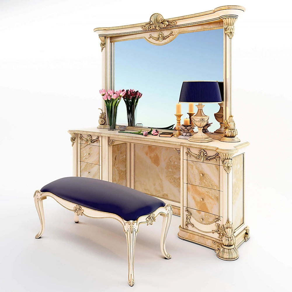 Dressing Table pier glass 01 by Moblesa