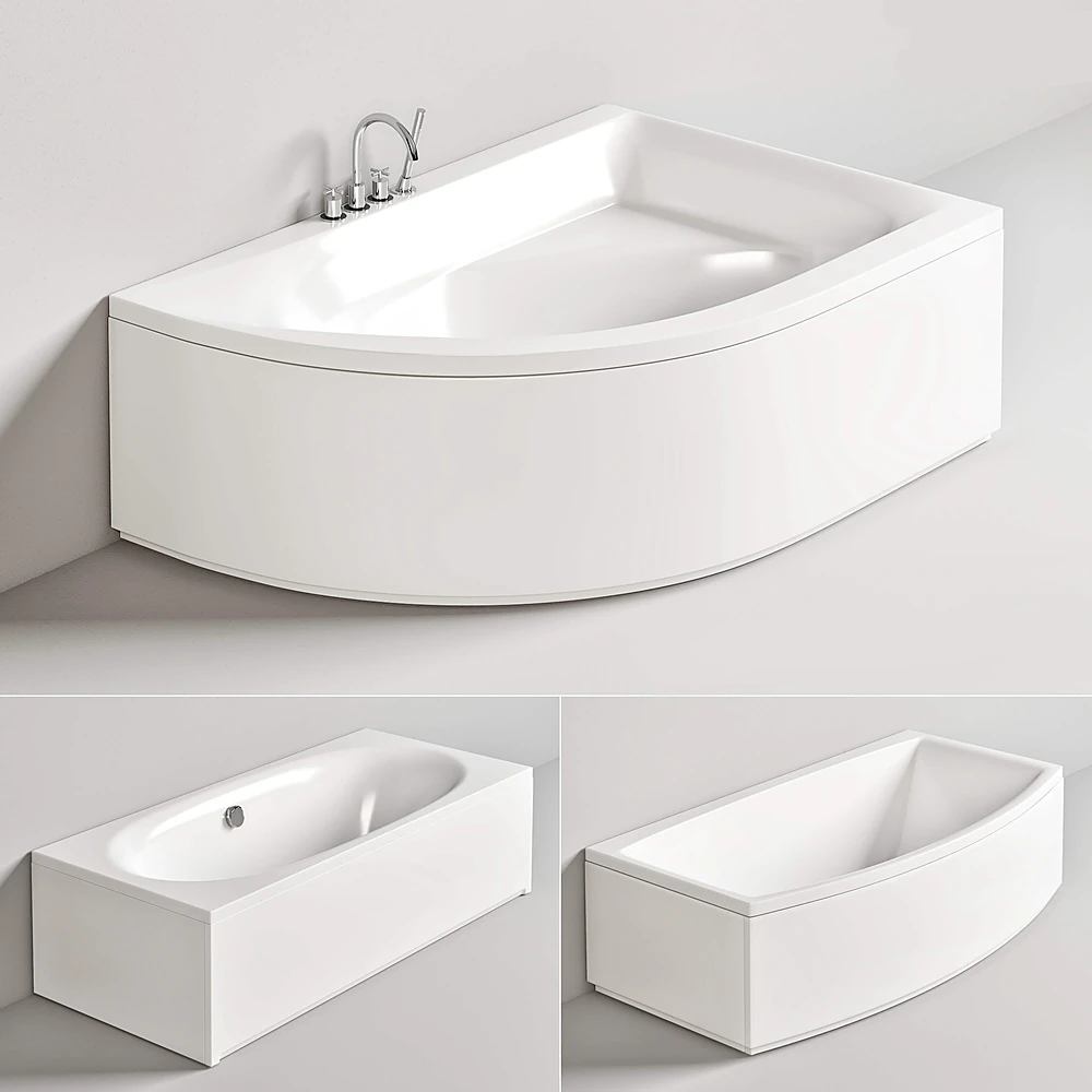 Bathtub + Steinberg shower mixer by Radaway