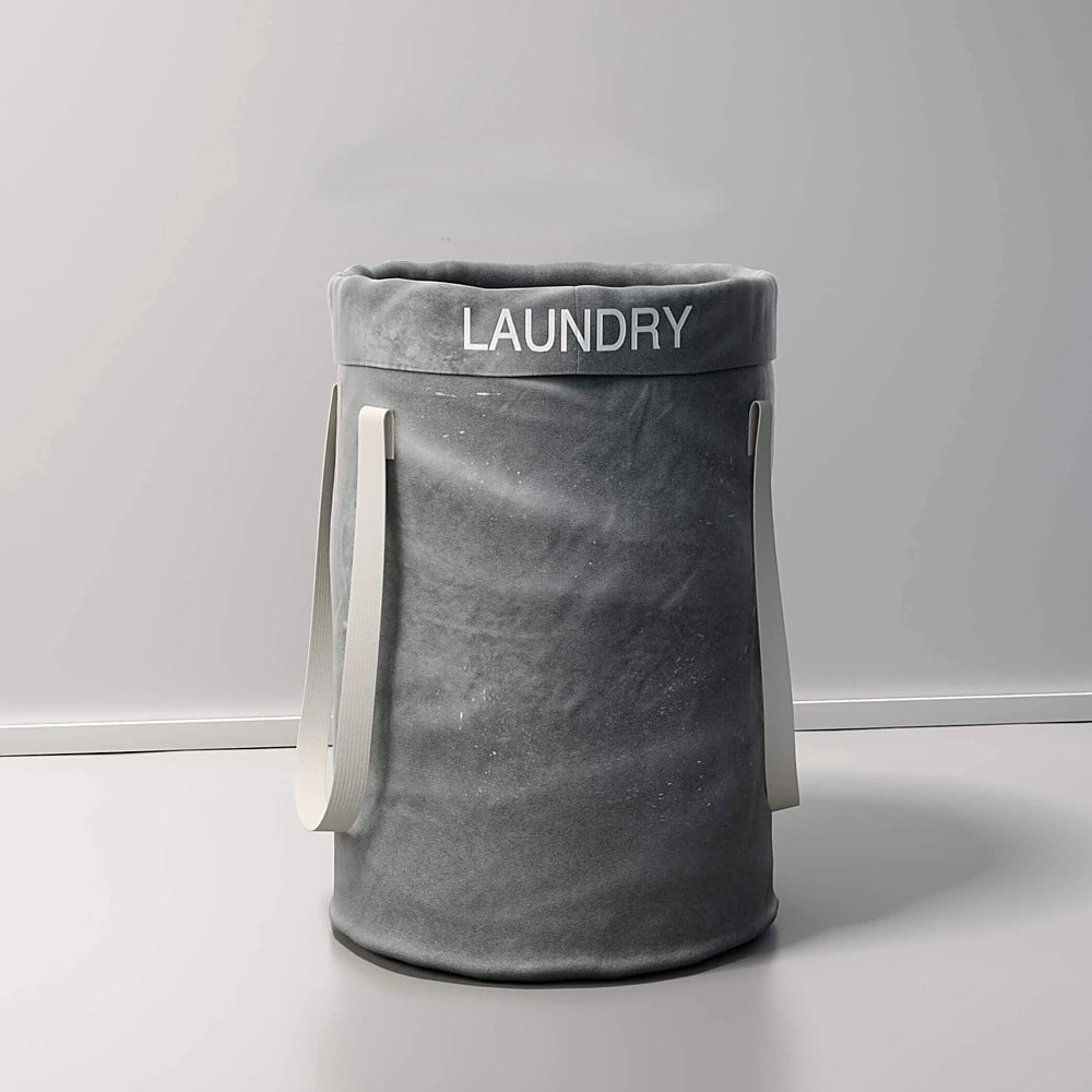 Laundry Hamper Distressed Canvas by Restoration Hardware