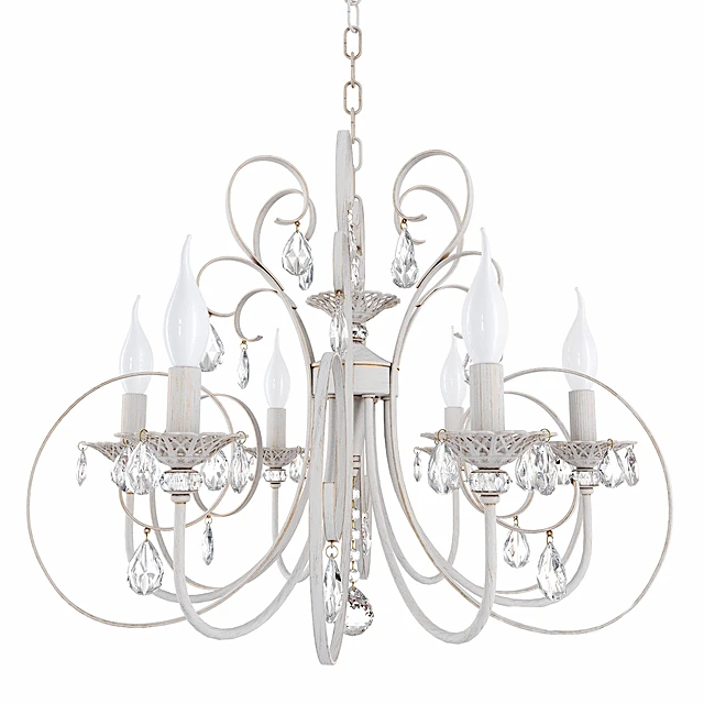 Chandelier Vienna, 6 lamps by Silver Light