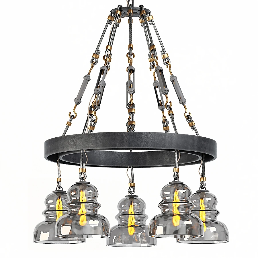 Chandelier Menlo Park by Troy Lighting