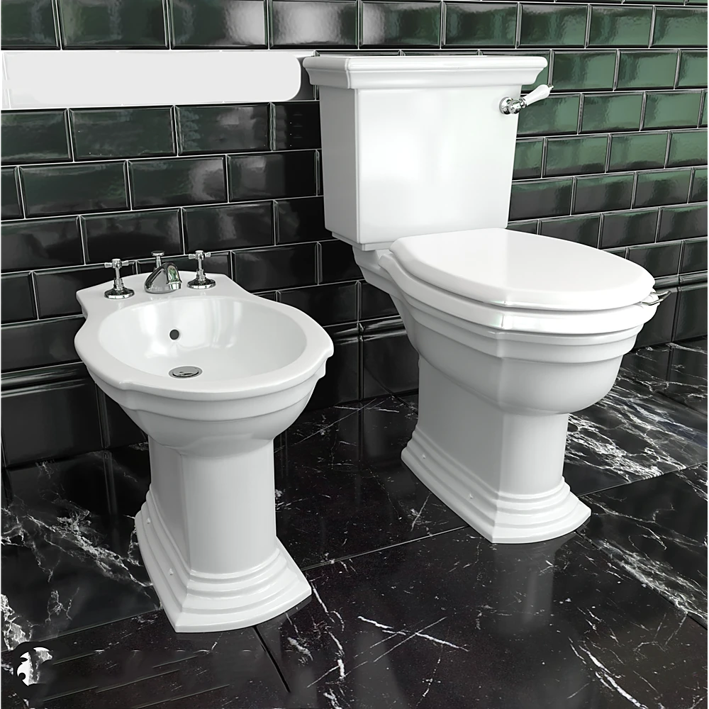 Toilet and Bidet Set Westminster by Devon&Devon