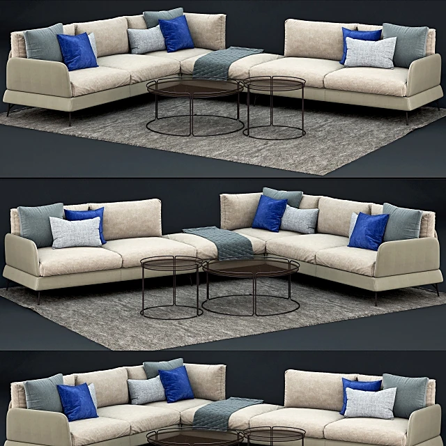 Corner Sofa Jasper Canapé by Ditre Italia