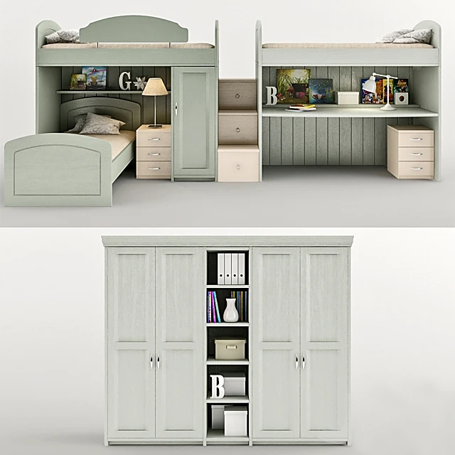 Children's Furniture Set N16 by Nuovo Mondo