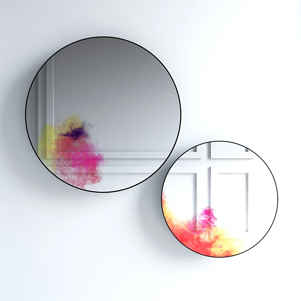 Modern Circular Mirror Set
