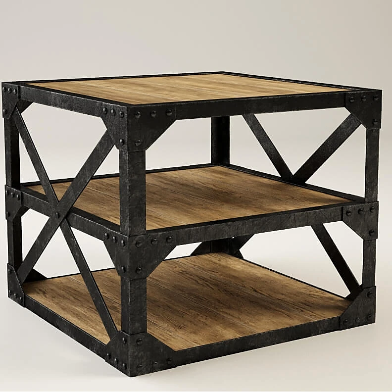Side Table Tower 522.001 by Gramercy Home