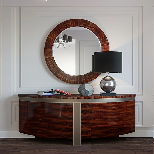 Sideboard & Chest of Drawer / Table lamp 1