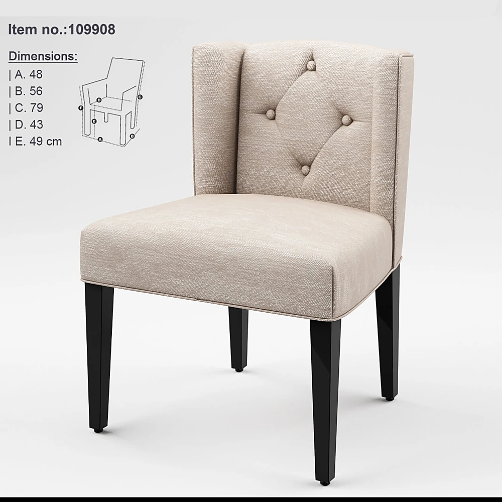 Dining chair Boca Raton by Eichholtz