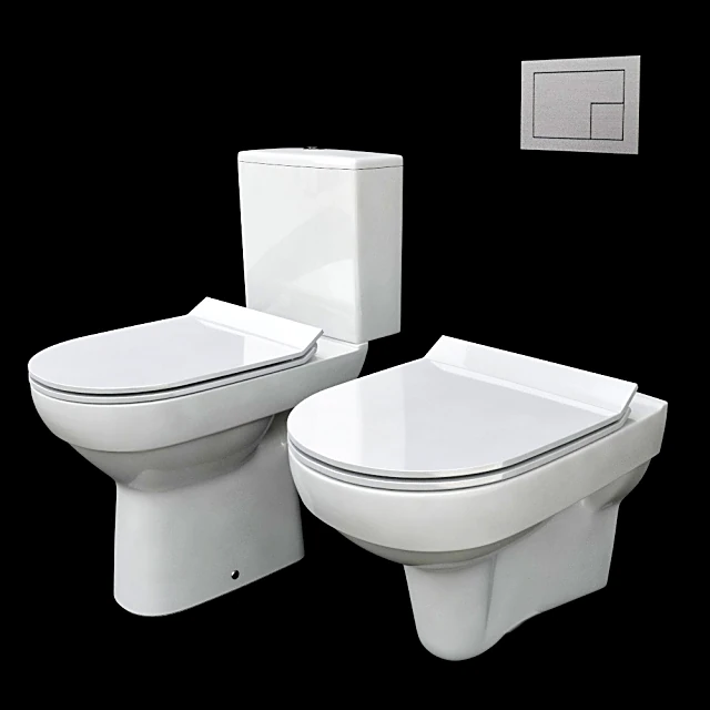 Toilet Bowls Set CITY collection by Cersanit