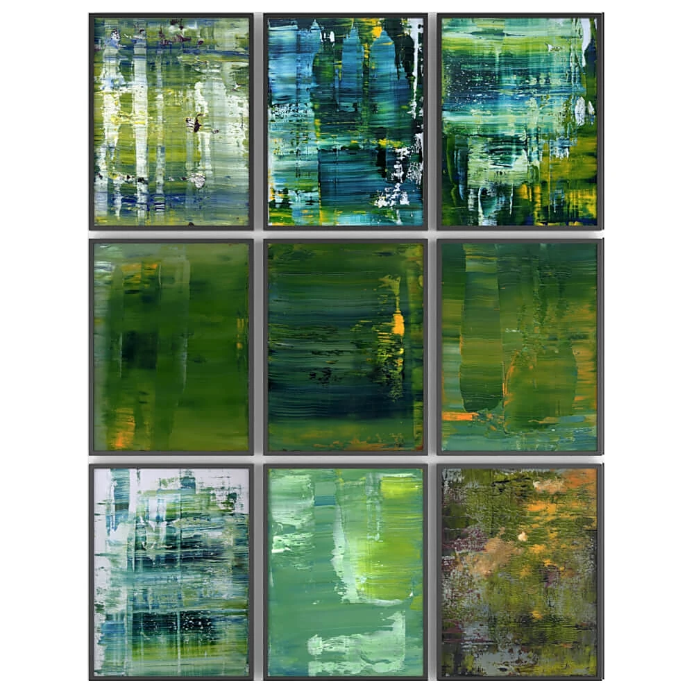 Paintings set 2 by Koen Lybaert